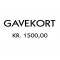 Gavekort 1500 kr.