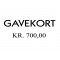 Gavekort 700 kr.