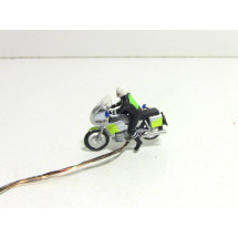 Politi motorcykel med lys